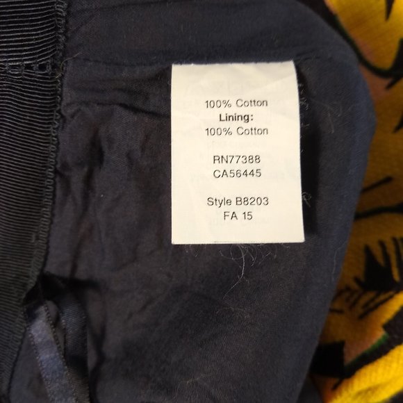 EUC J.Crew #2 Pencil skirt,100% cotton, fully lined, size 6 - Picture 6 of 9